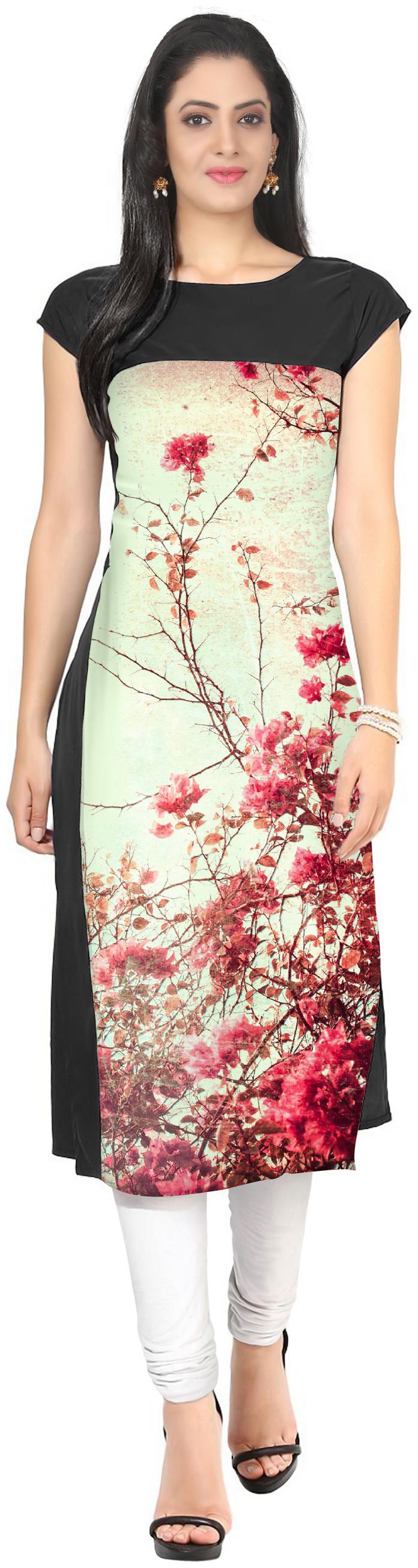 

ZIYAA Women Multi Floral Straight Kurta