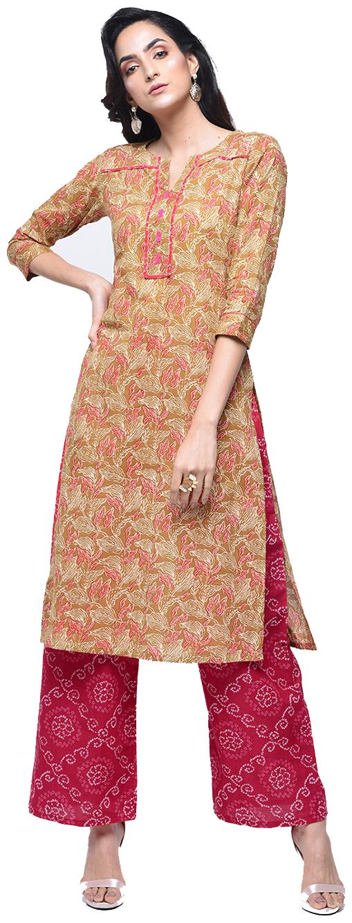 

Zoeyam s Women Multi Printed Straight Kurti
