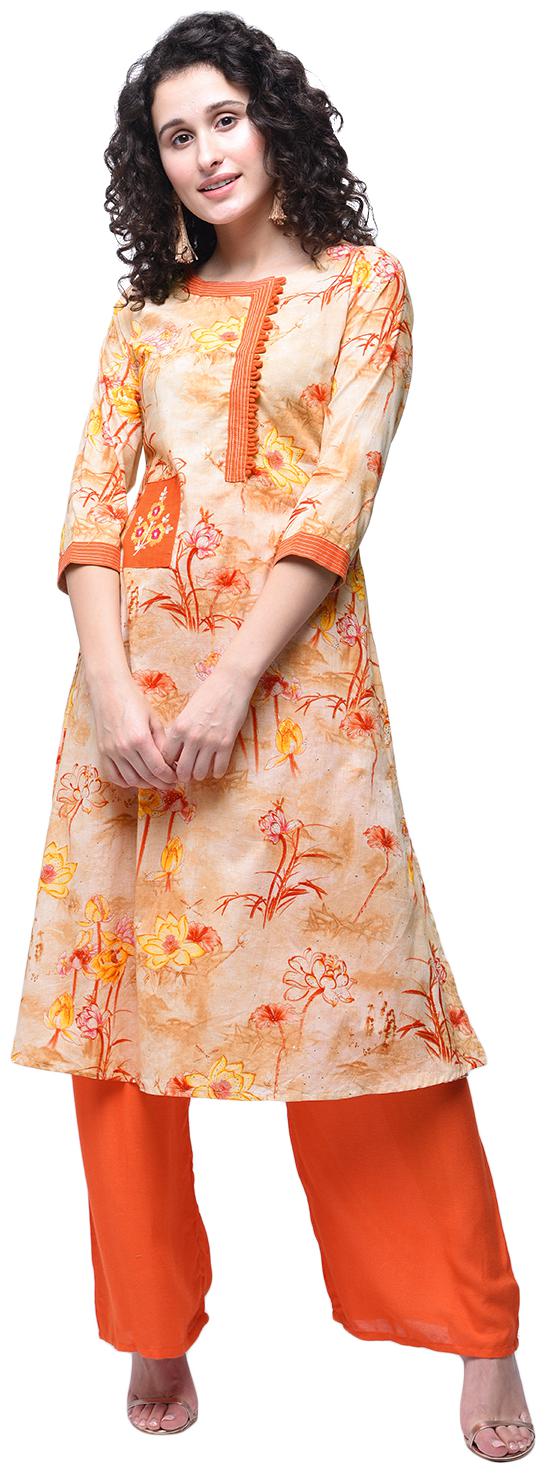 

Zoeyam s Women Multi Printed Anarkali Kurti
