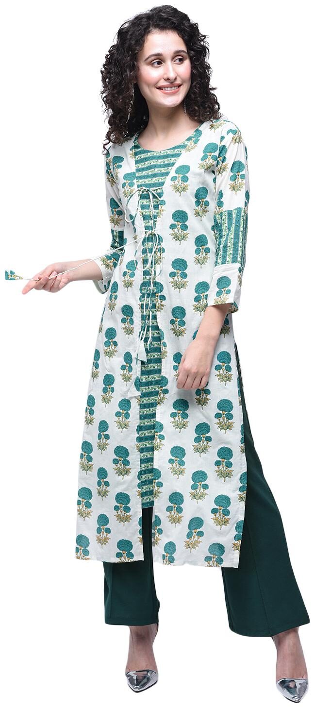 

Zoeyam s Women Multi Printed Anarkali Kurti