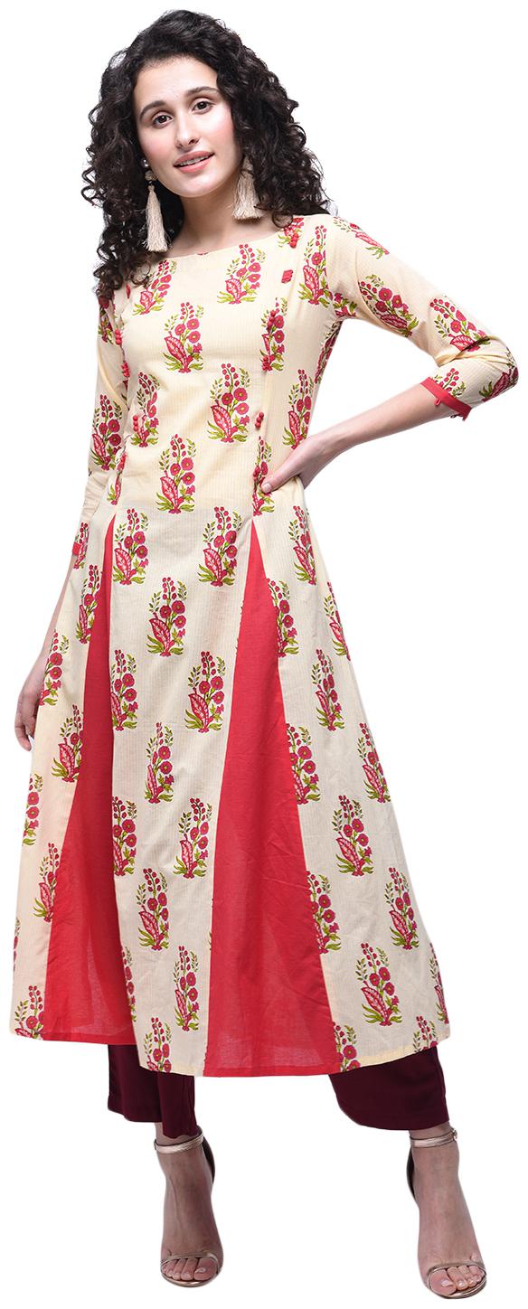 

Zoeyam s Women Multi Printed Anarkali Kurti