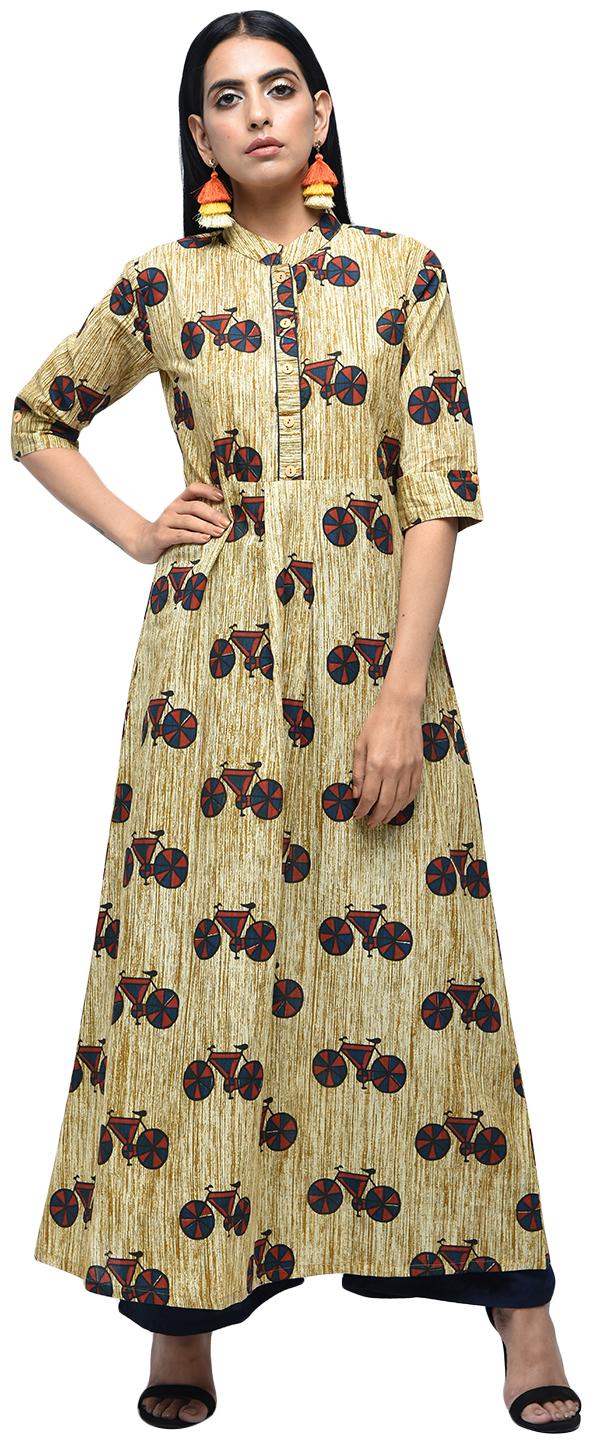 

Zoeyam s Women Multi Printed Anarkali Kurti