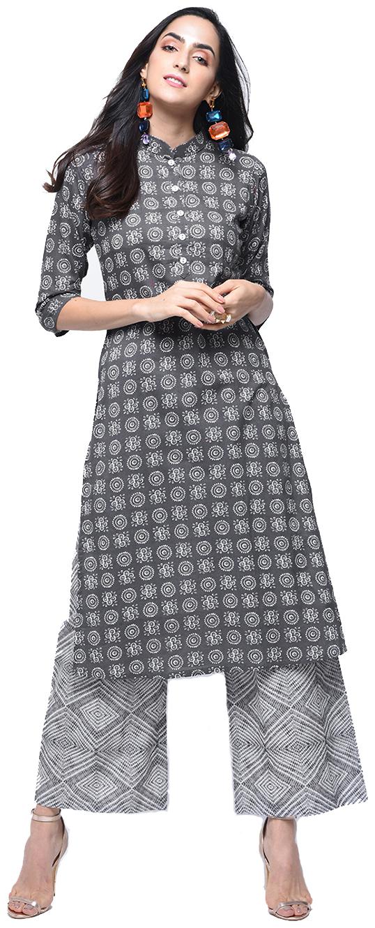 

Zoeyam s Women Multi Printed Straight Kurti