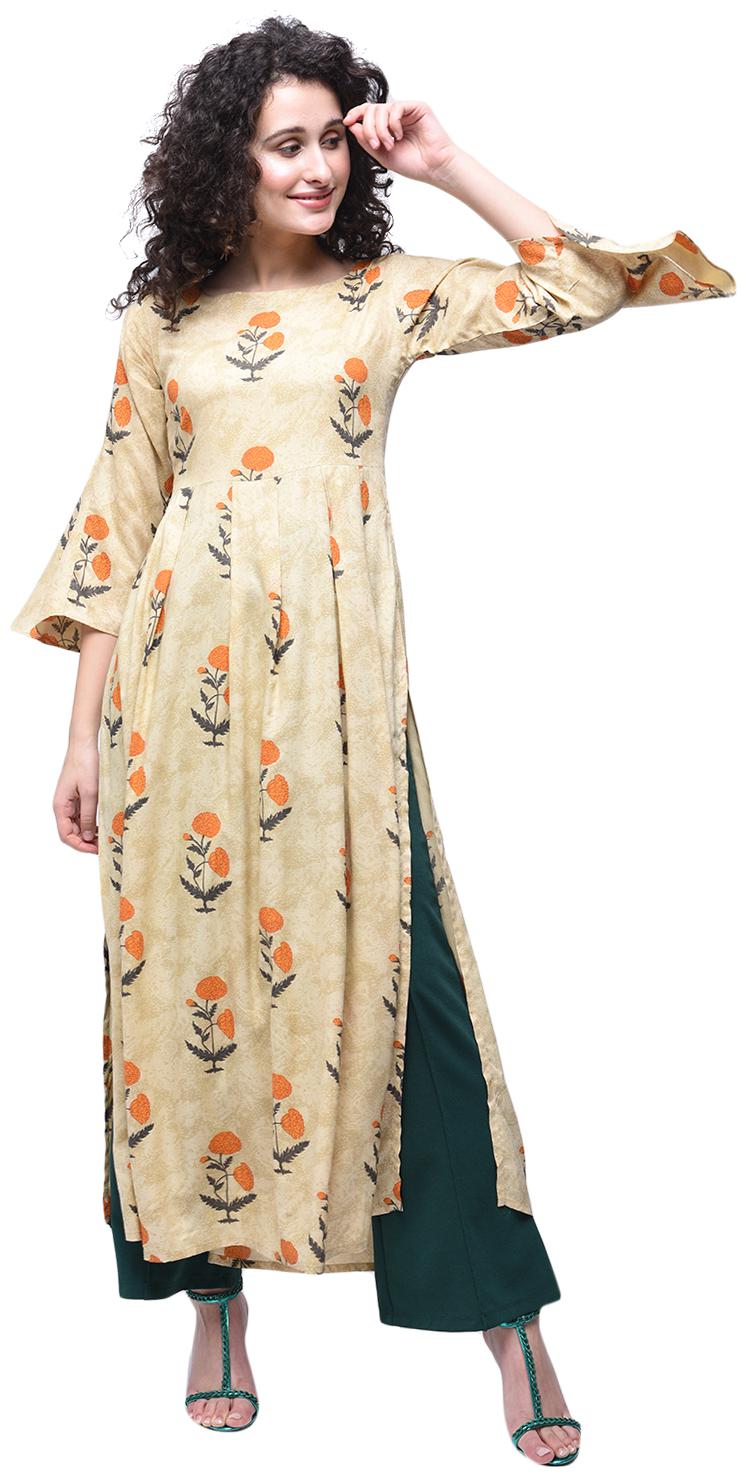 

Zoeyam s Women Multi Printed Straight Kurti