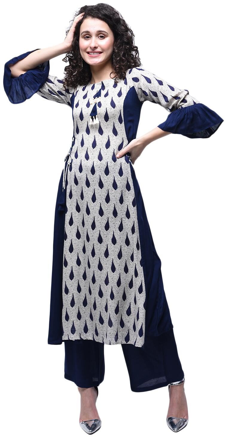 

Zoeyam s Women Multi Printed Anarkali Kurti