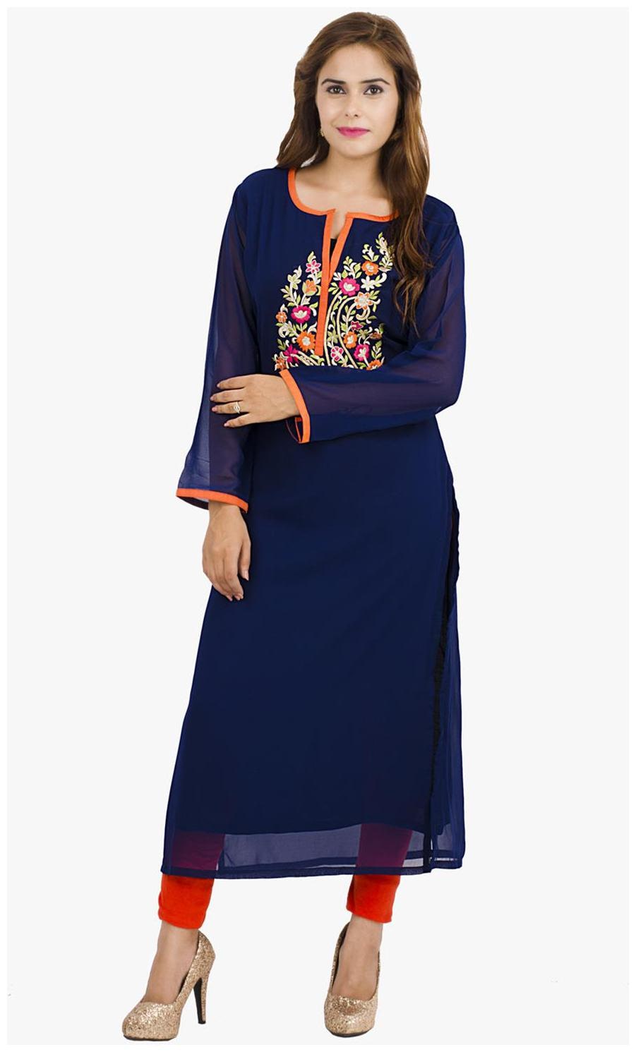 

Zoeyam s Women Pink Printed Straight Kurta