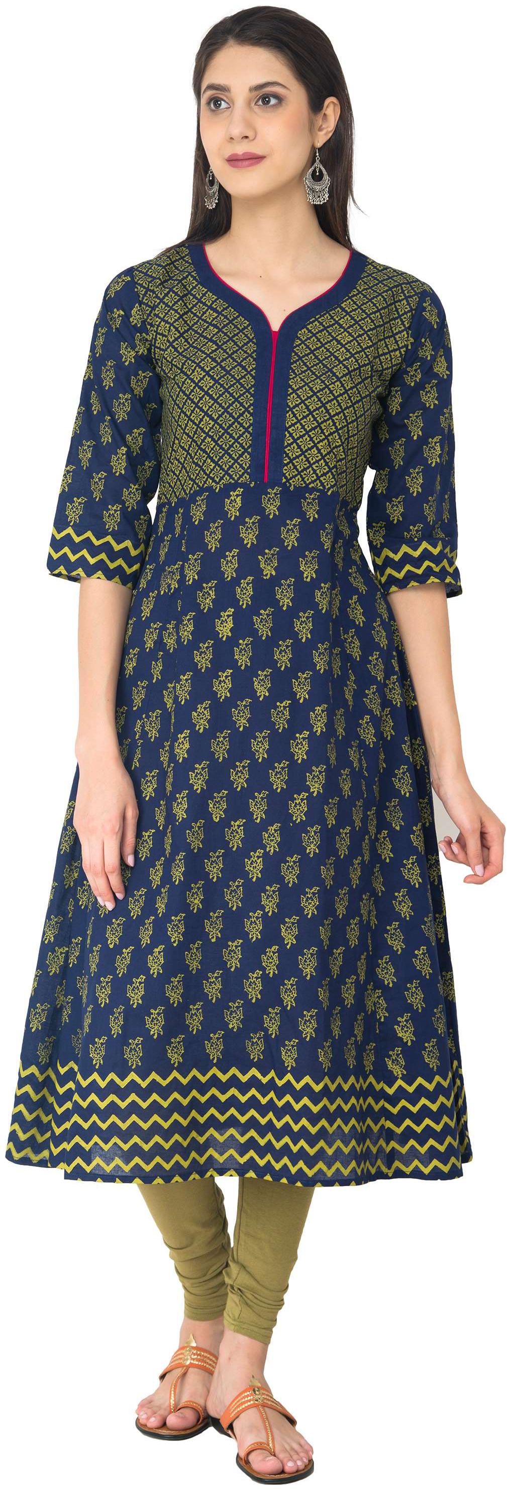

Zoeyam s Women Multi Printed Anarkali Kurta