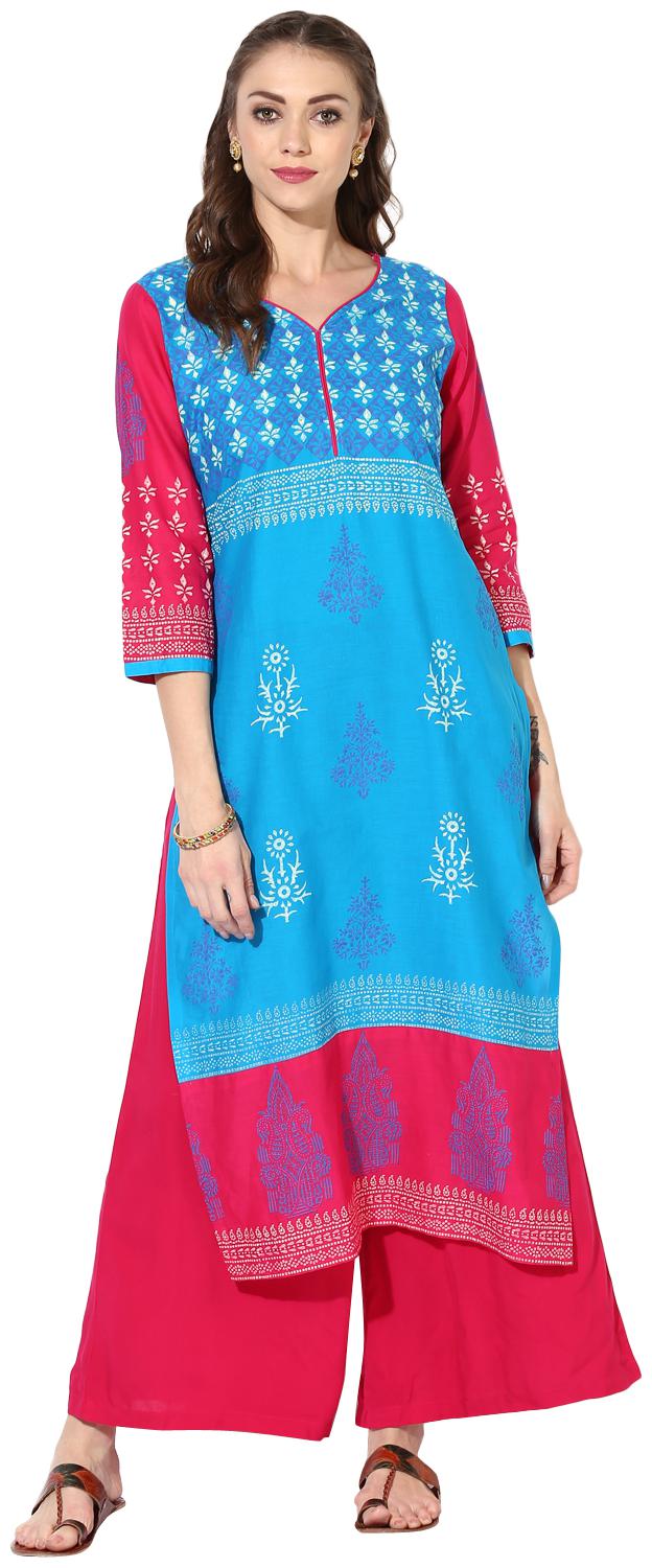

Zoeyam s Women Multi Printed Anarkali Kurta