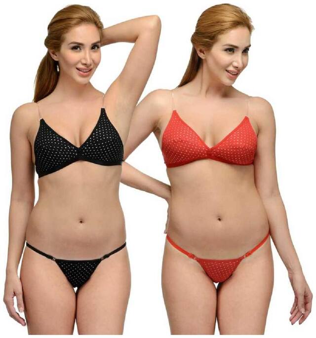 ZOQQ Printed T-shirt bra - 2 Lingerie Set