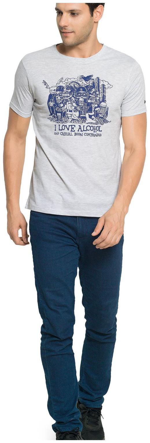 

ZORCHEE Men Grey Loose fit Cotton Round neck T-Shirt - Pack Of 1