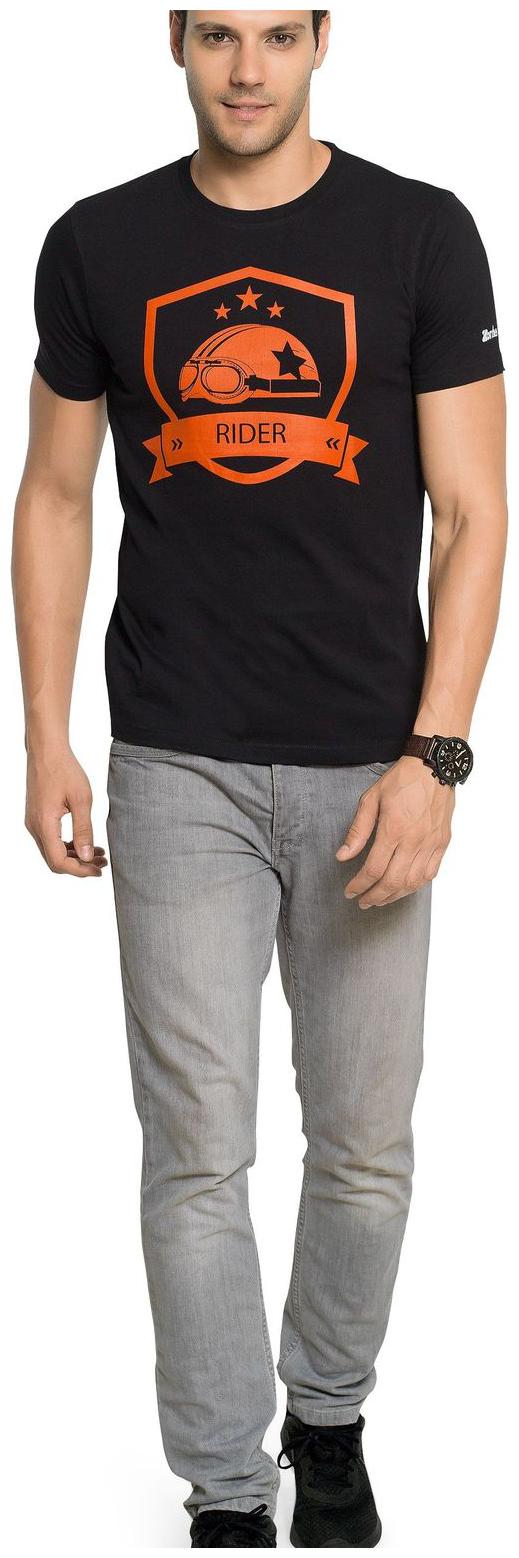 

ZORCHEE Men Black Regular fit Cotton Round neck T-Shirt - Pack Of 1