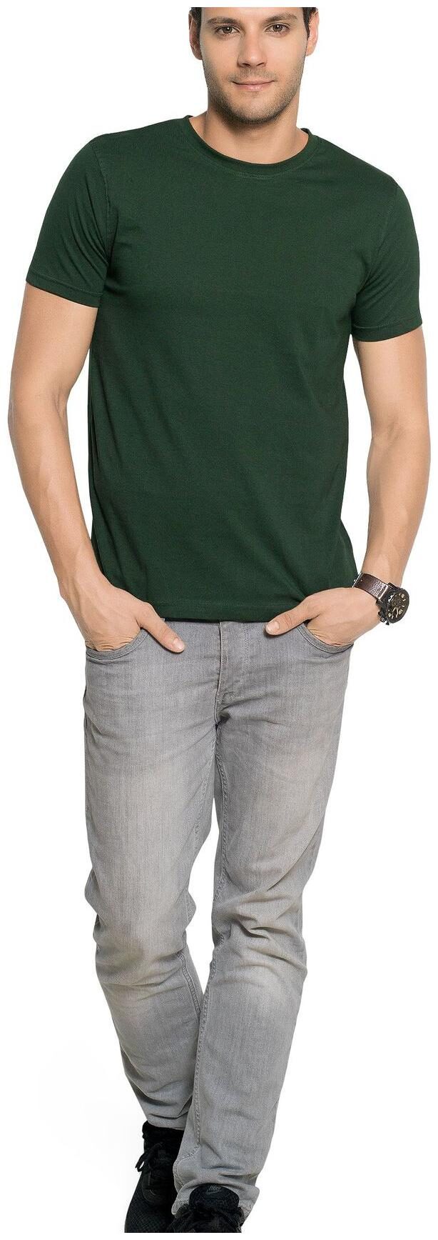 

ZORCHEE Men Green Loose fit Cotton Round neck T-Shirt - Pack Of 1