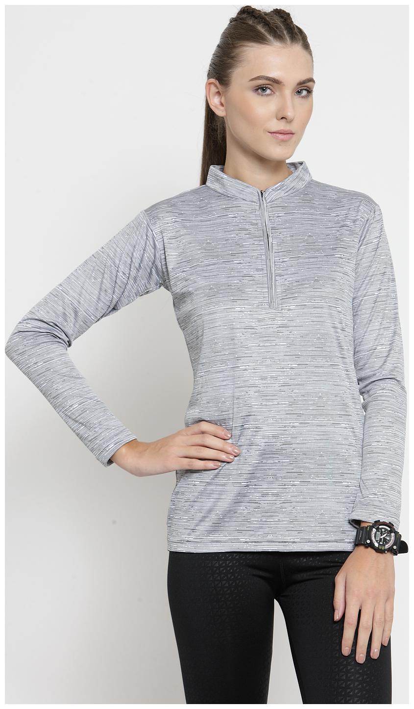 

Boston Club Women Printed Sports T-Shirt - Grey