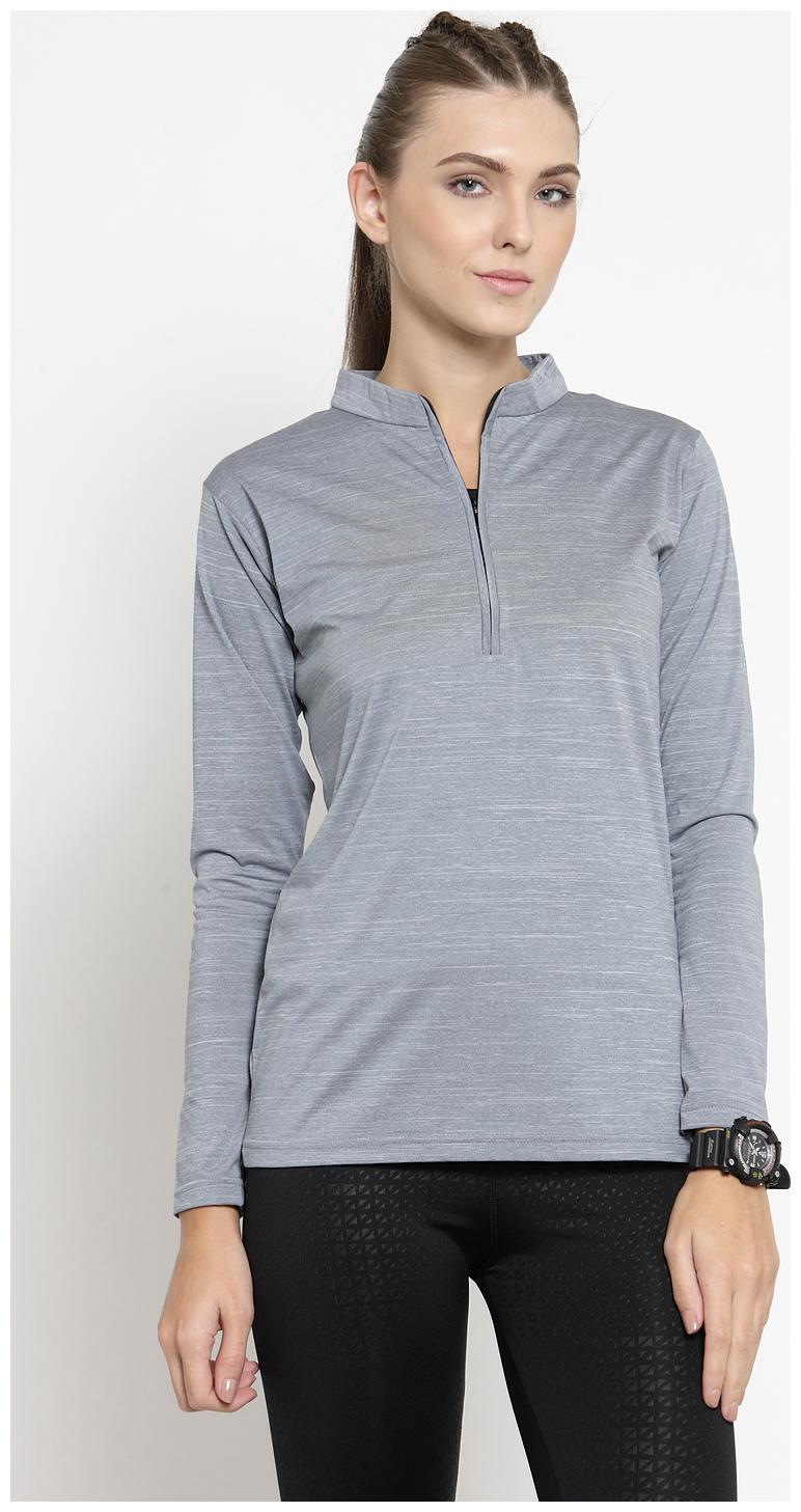 

Boston Club Women Printed Sports T-Shirt - Grey