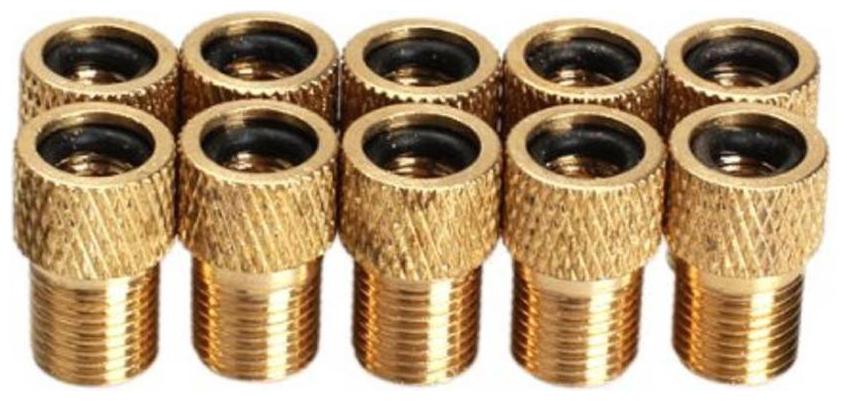 

10 pc Pump Bicycle Bike Valve Convert Adapter