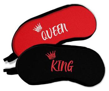 

2 pcs Sleeping Eye Mask Blindfold - Breathable Eye Patch with Complete Light Blocking - 7 5 x 3 inches Eye Cover- Set of 2