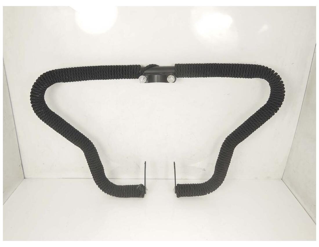 

2 ROD AIRFLY BLACK LEG GUARD CRASH BAR WITH ROPE FOR ROYAL ERADO ELECTRA CLASSIC