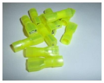 50 Female//Male Car Audio Alarm Speaker Insulated Wire Terminal Connectors 12-10