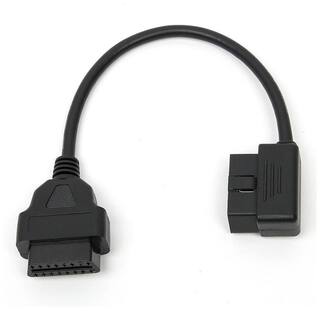 30CM OBD II OBD2 16Pin Male to Female Extension Cable Diagnostic Extender Cord