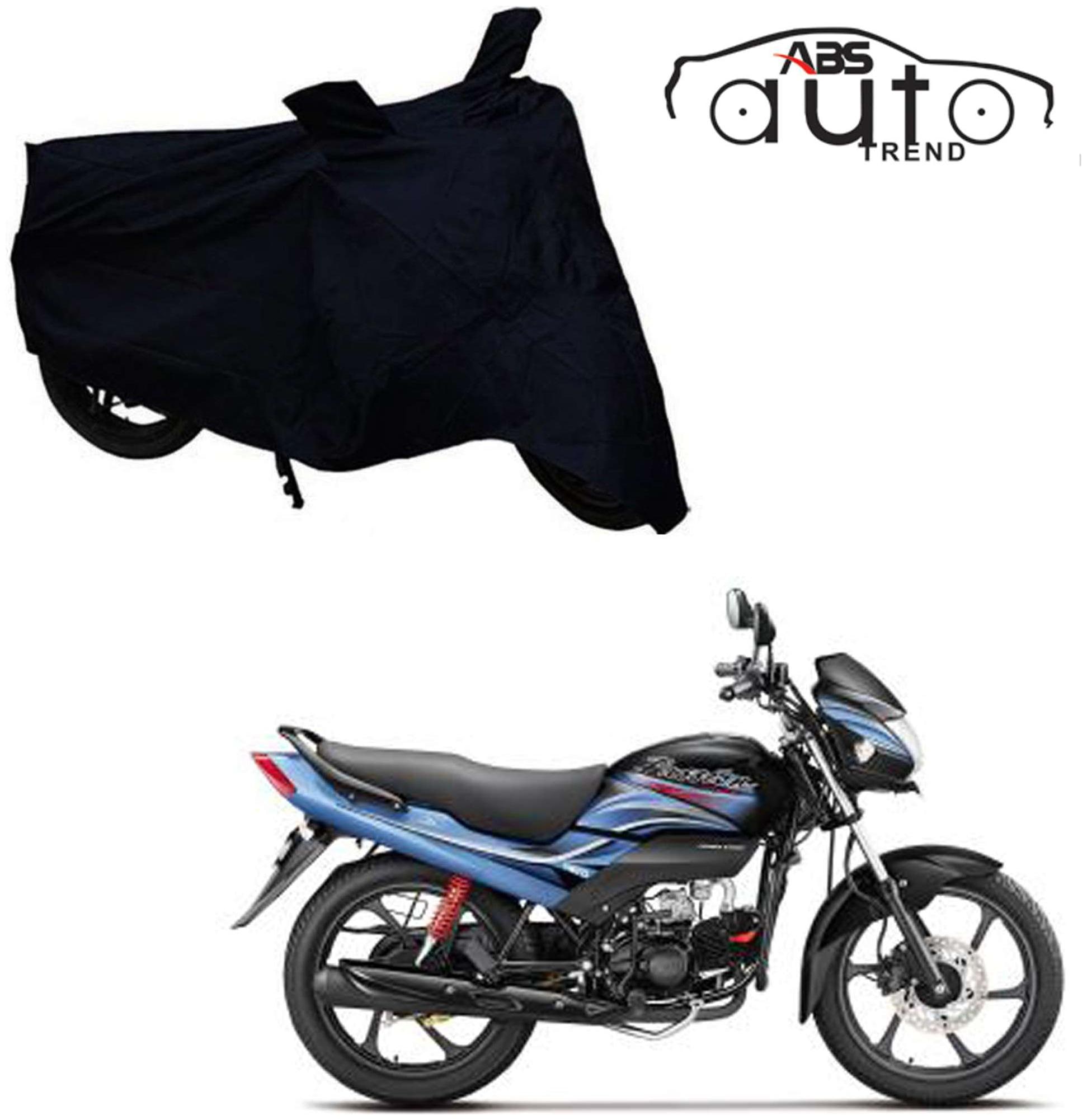 

ABS AUTO TREND Bike Body Cover For Hero Passion Pro ( Black )