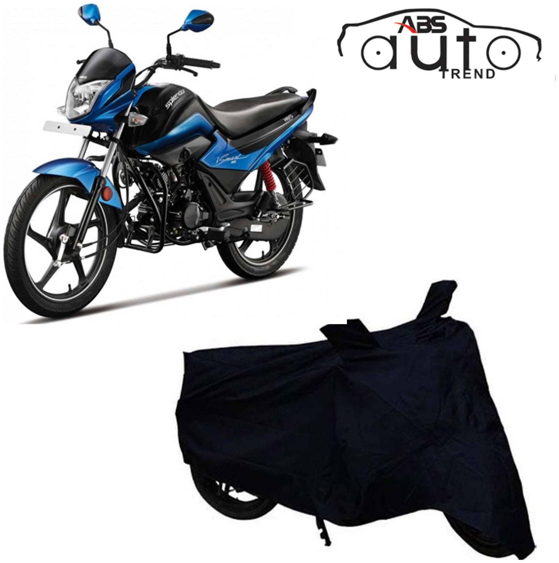 

ABS AUTO TREND Bike Body Cover For Hero Super Splendor I Smart ( Black )