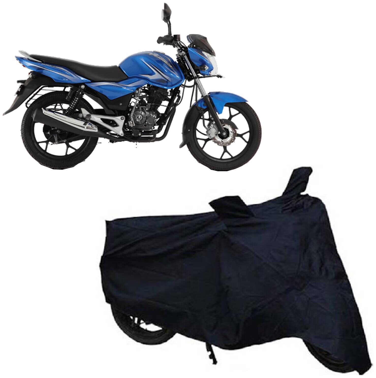

ABS AUTO TREND Two Wheeler Black Body Cover For Bajaj Discover 100M Jpg ( Black )