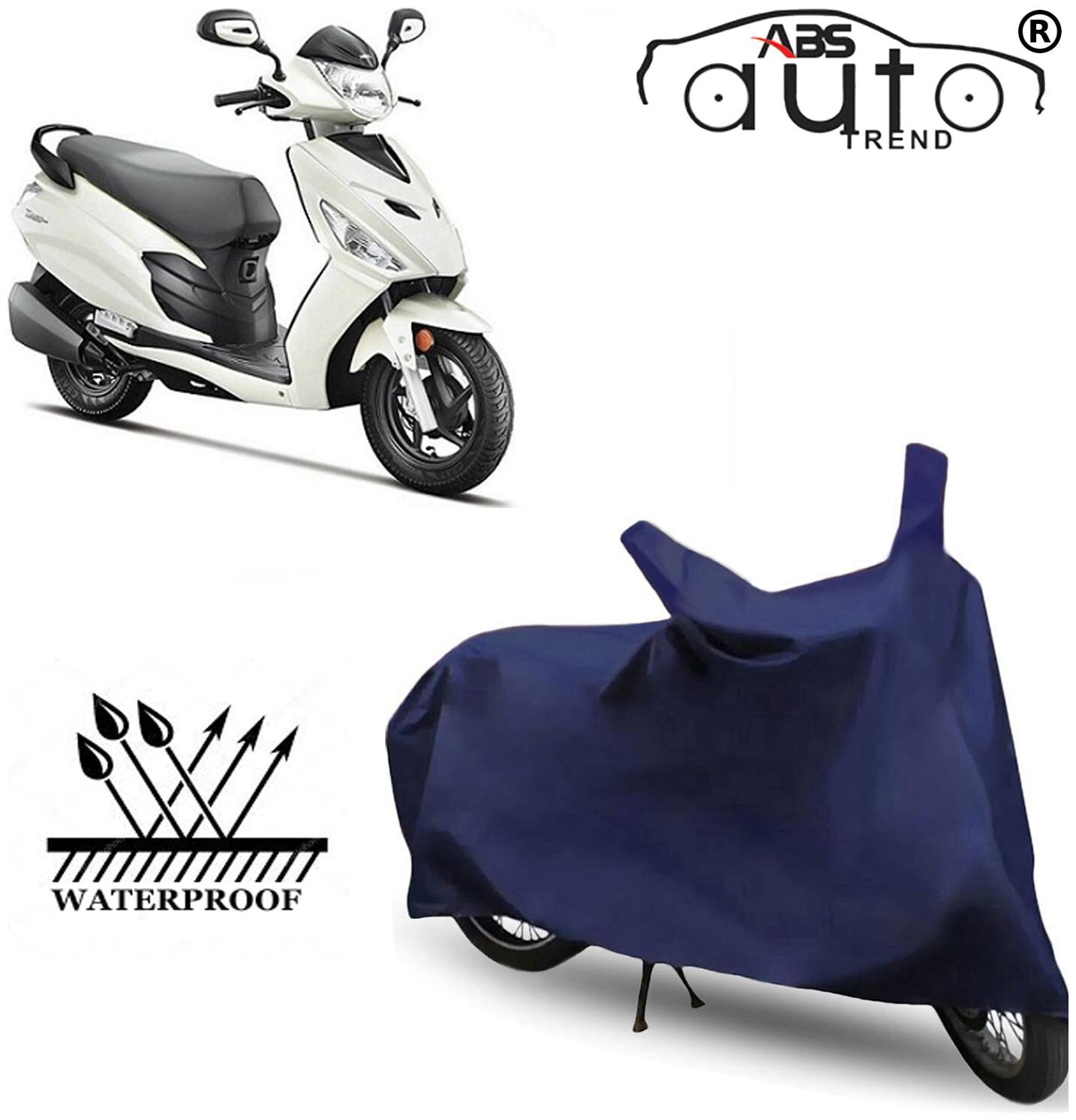 

ABS AUTO TREND Waterproof Two Wheeler Cover For Hero Duet