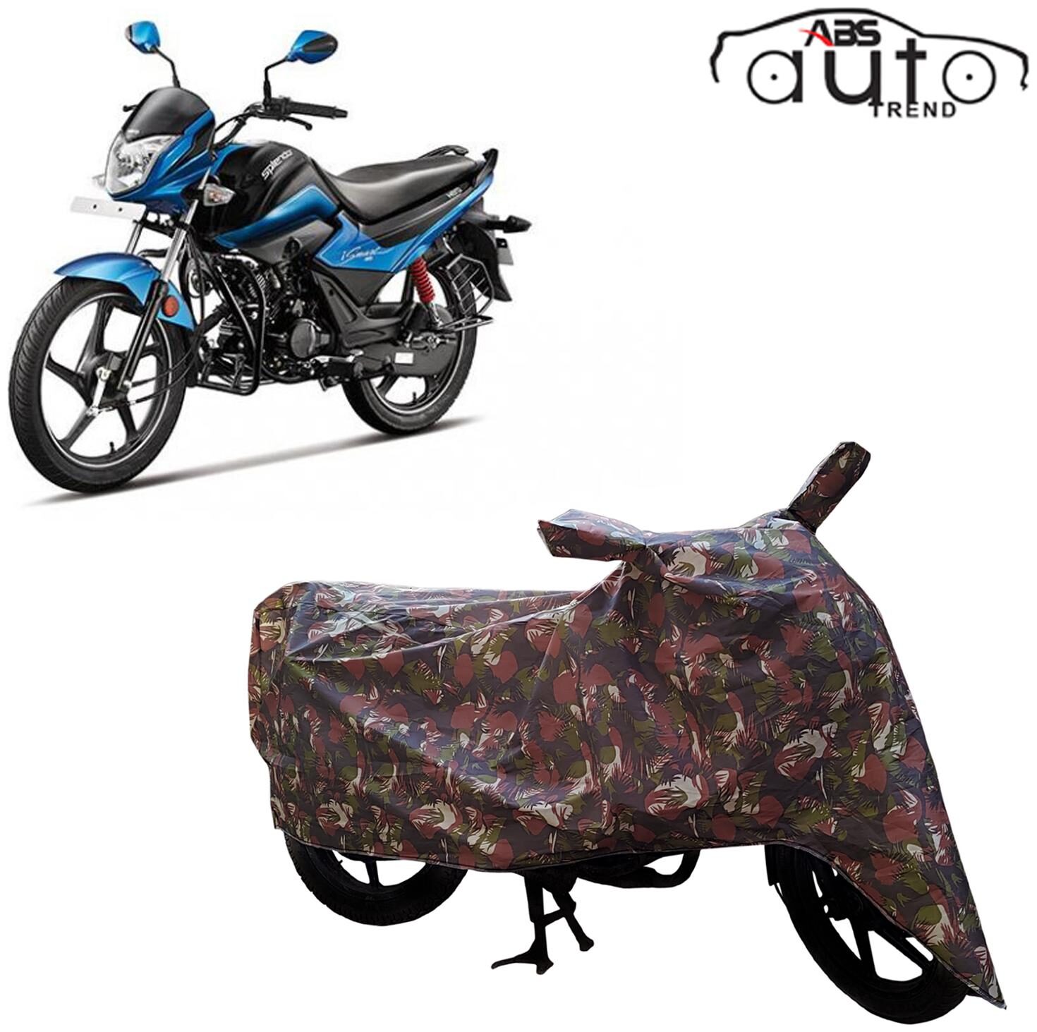 

ABS AUTO TREND Jungle Bike Body Cover for Hero Splendor I Smart I10 ( Assorted )