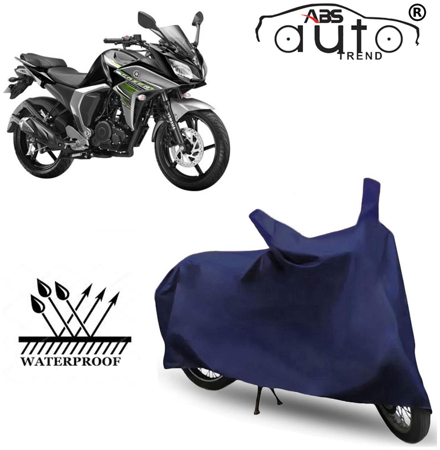 

ABS AUTO TREND Waterproof Two Wheeler Cover For Yamaha Fazer-Fi