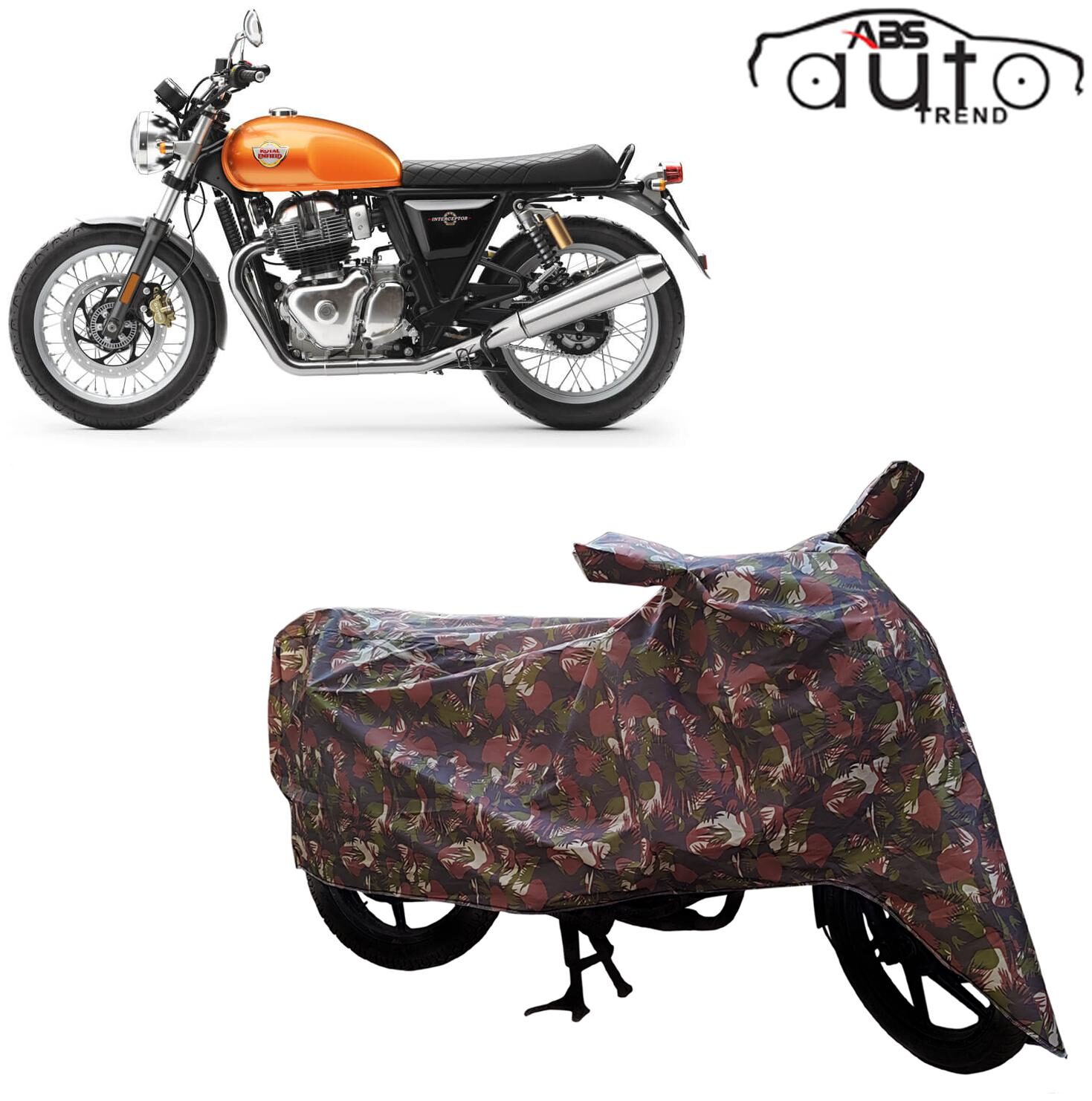 

ABS AUTO TREND Jungle Bike Body Cover for Royal Enfield Interceptor 650 ( Assorted )
