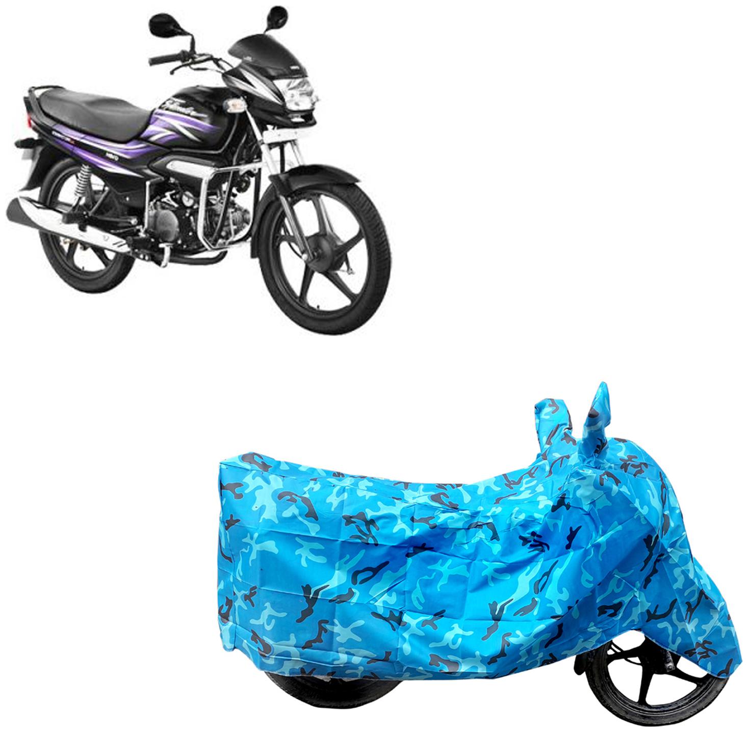 

ABS AUTO TREND Two Wheeler Body Cover For Hero Super Splendor Blue