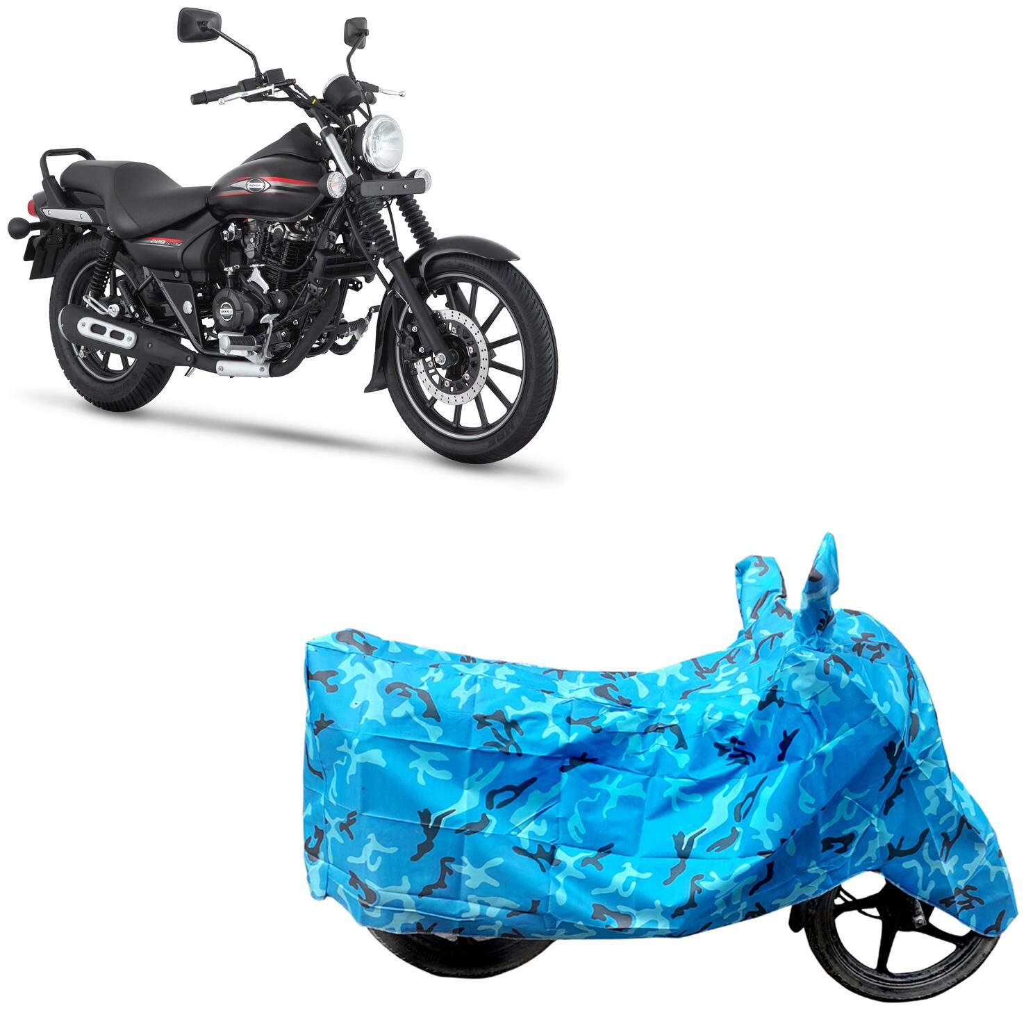

ABS AUTO TREND Two Wheeler Body Cover For Bajaj Avenger Street 220 Blue