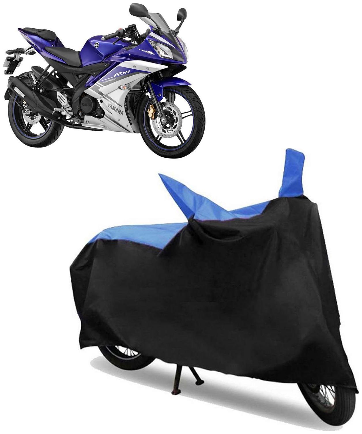 

Abs Auto Trend Bike Body Cover for YAMAHA YZF R15 ( Black and Blue )