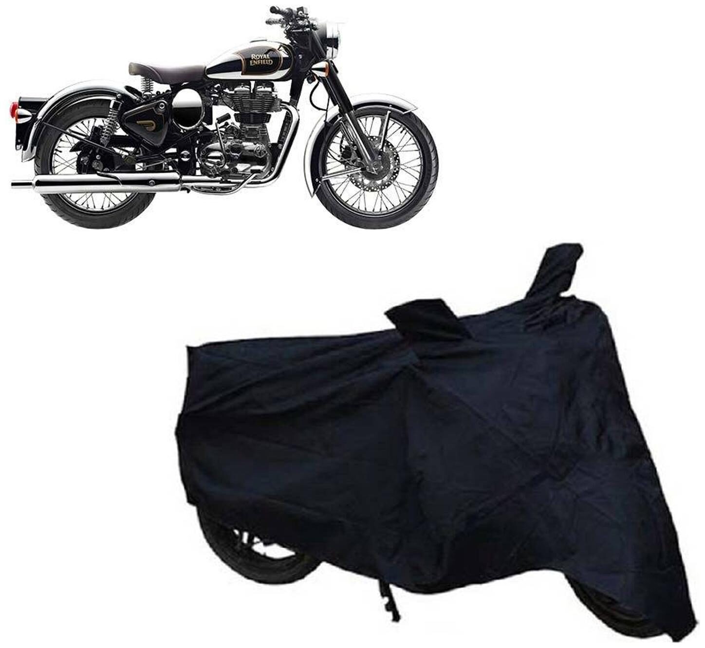 

ABS AUTO TREND Two Wheeler Body Cover For Royal Enfield Classic 350 (Black)