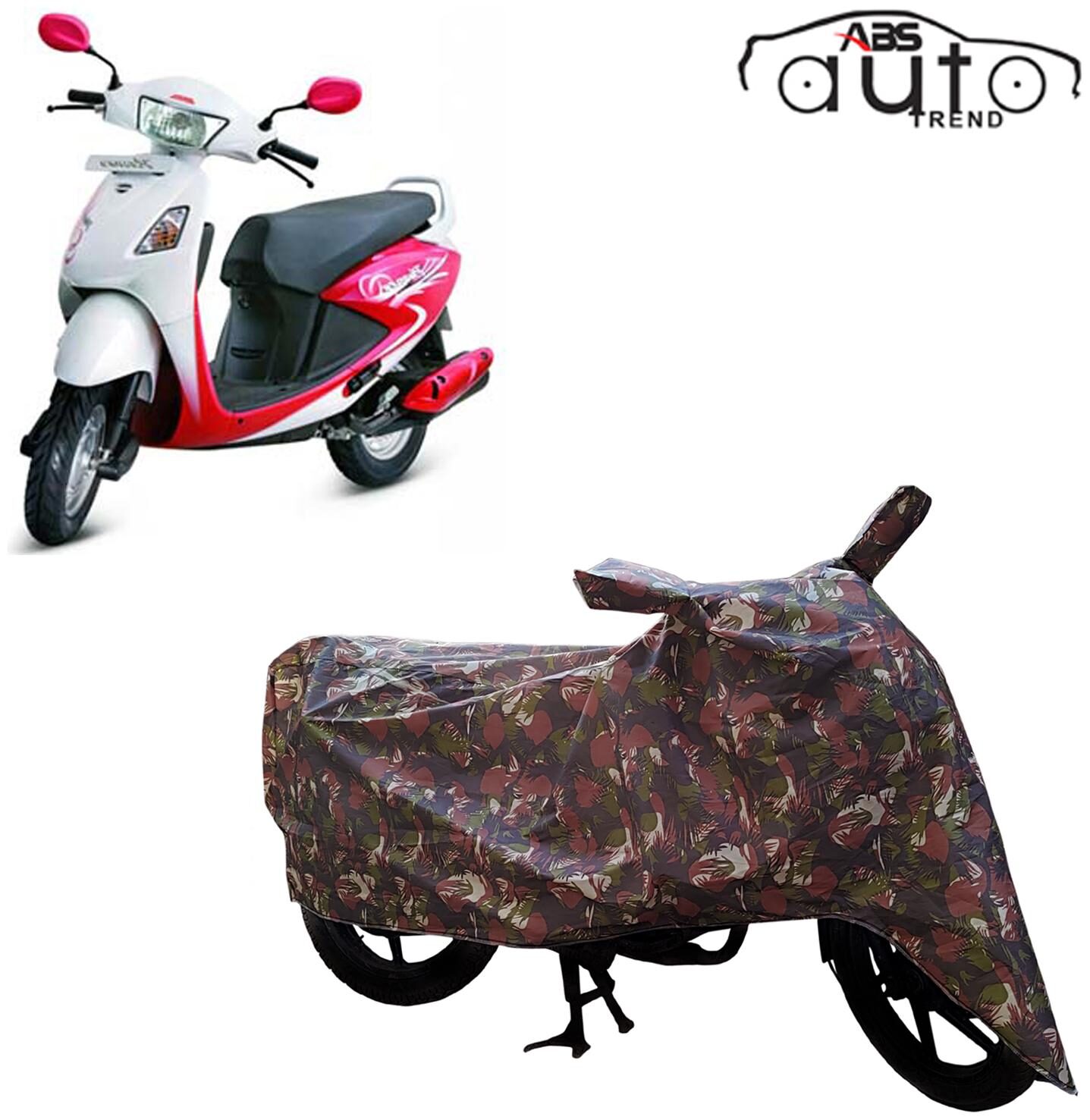 

ABS AUTO TREND Jungle Bike Body Cover for Hero Pleasure ( Multi )