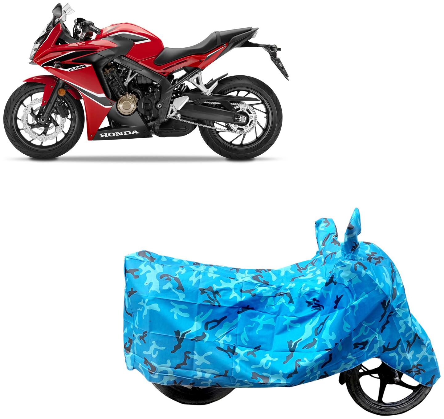 

ABS AUTO TREND Two Wheeler Body Cover For Honda CBR650F Assorted Color