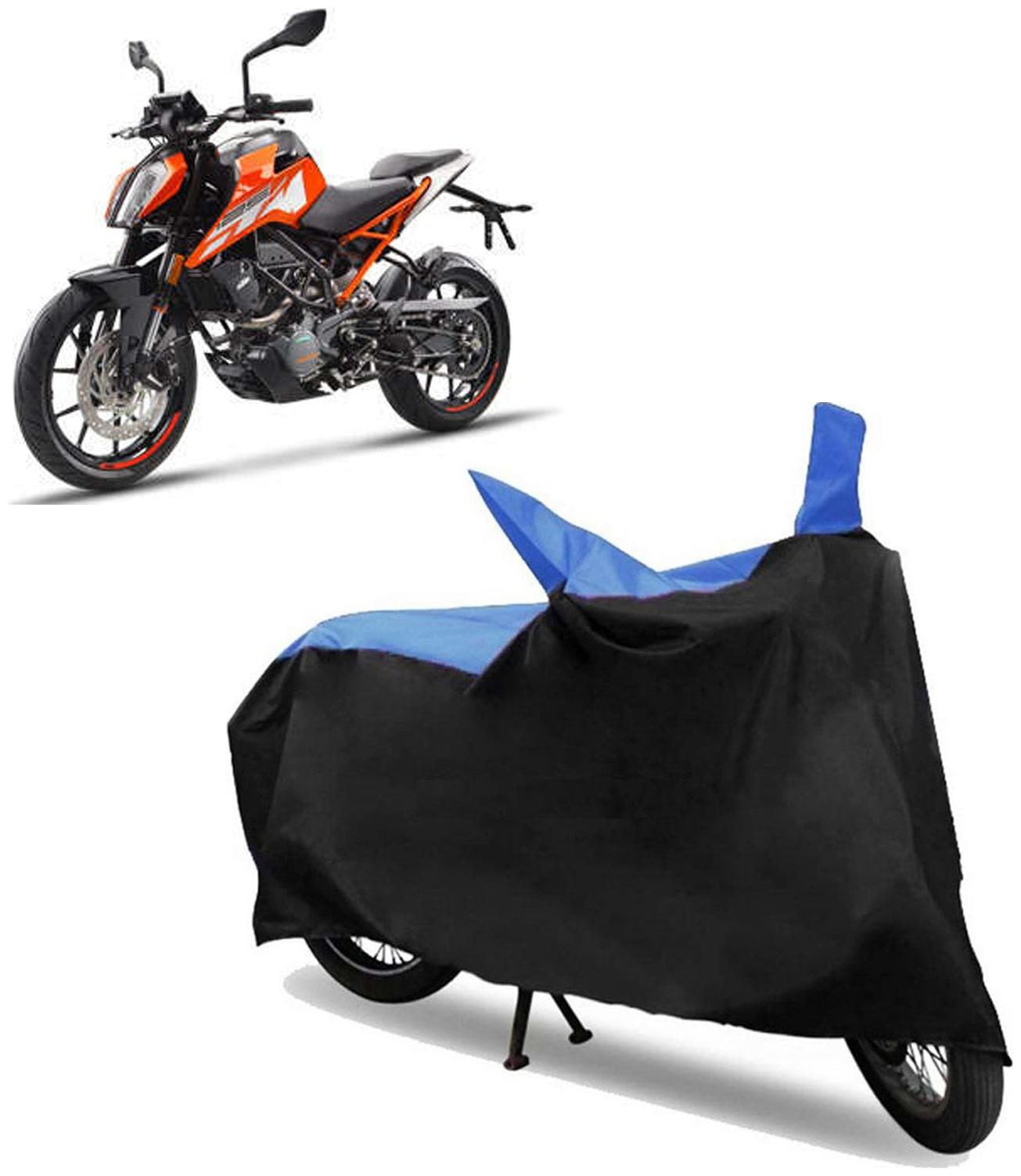 

Abs Auto Trend Bike Body Cover for KTM 250 DUKE ( Black and Blue )