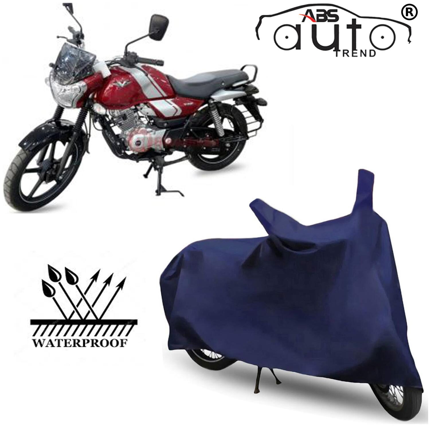

ABS AUTO TREND Waterproof Full Bike Cover For Bajaj V12