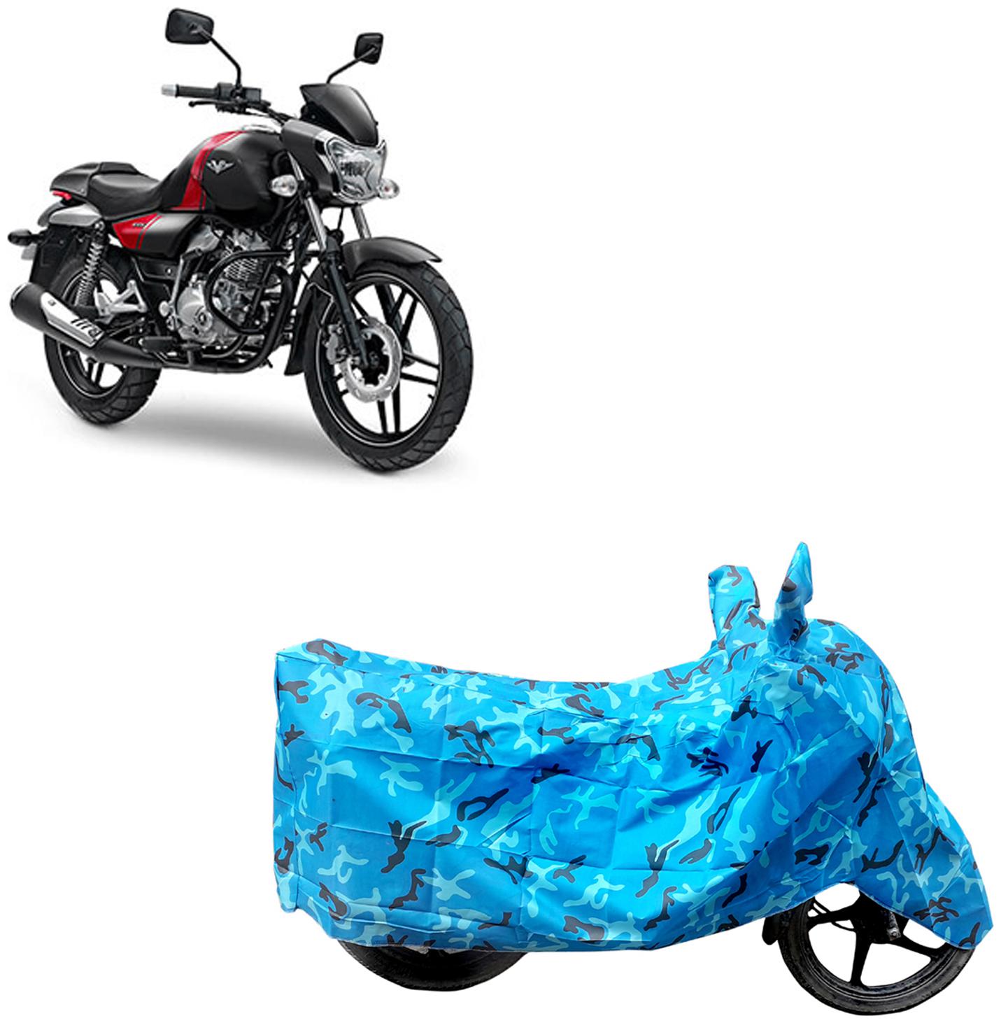 

ABS AUTO TREND Two Wheeler Body Cover For Bajaj V15 Blue