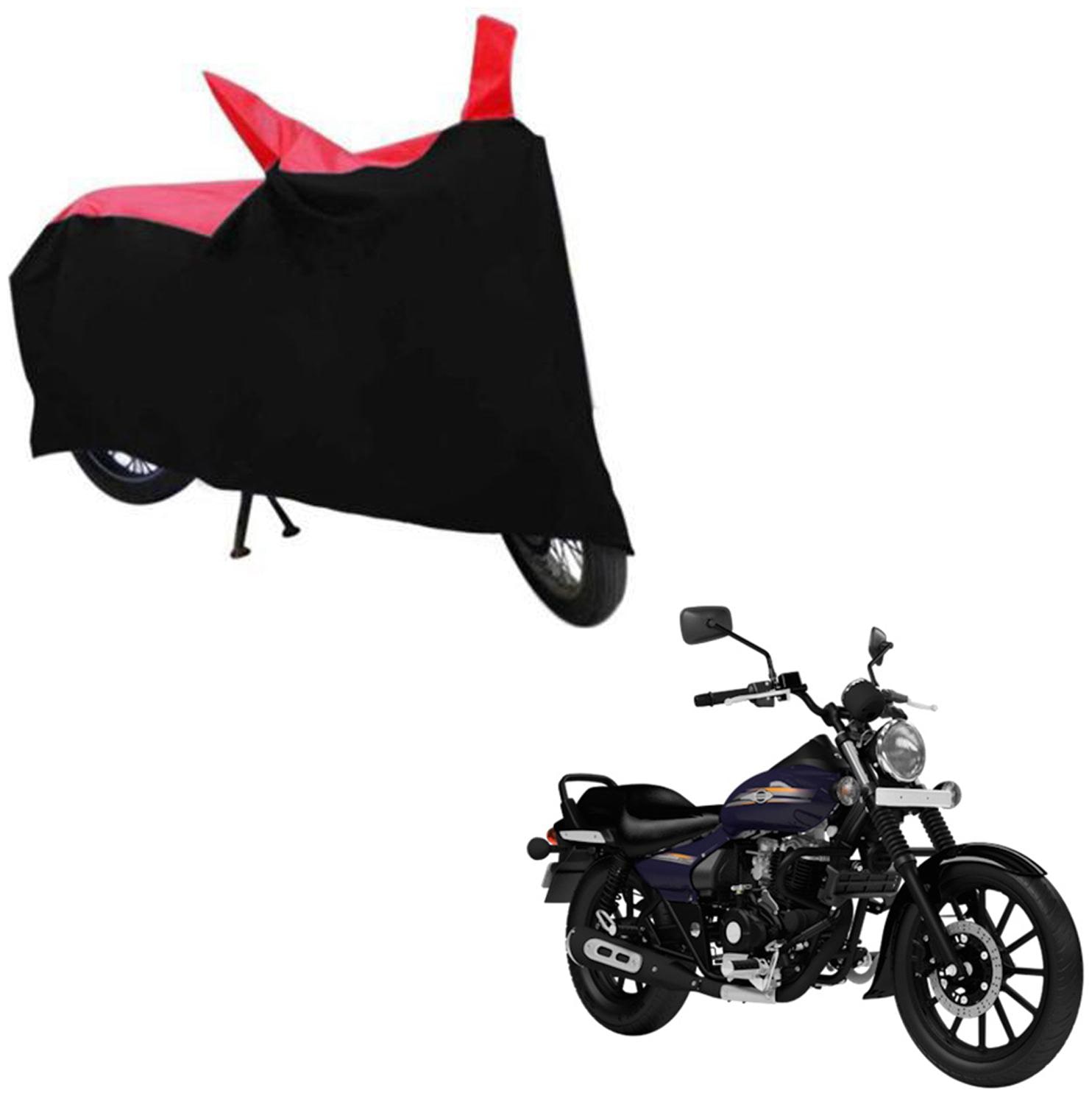 

ABS AUTO TREND TWO WHEELER BODY COVER FOR BAJAJ AVENGER STREET 150 (Black and Red)