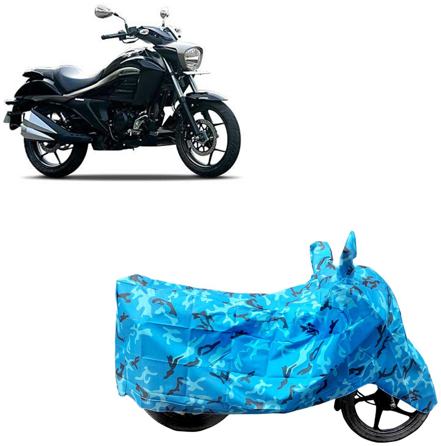 

ABS AUTO TREND Two Wheeler Body Cover For Suzuki Intruder 150 Blue