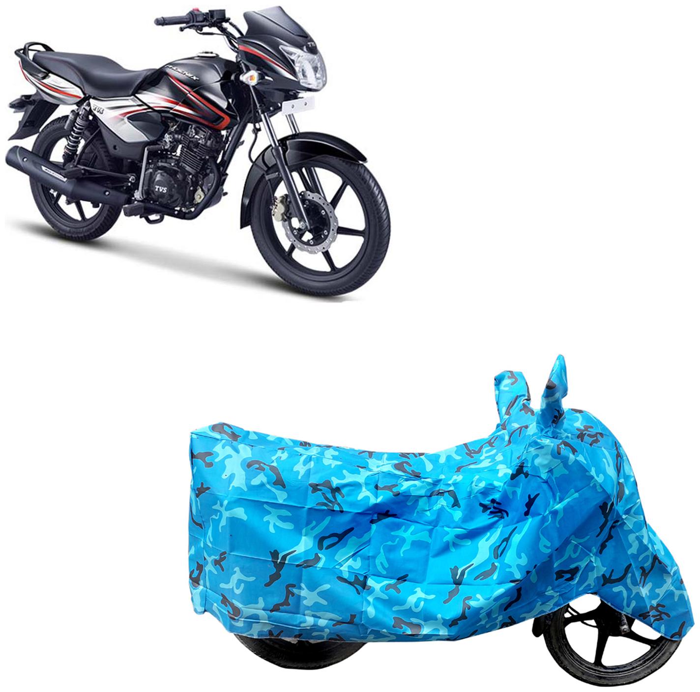 

ABS AUTO TREND Two Wheeler Body Cover For TVS Phoenix Assorted Color