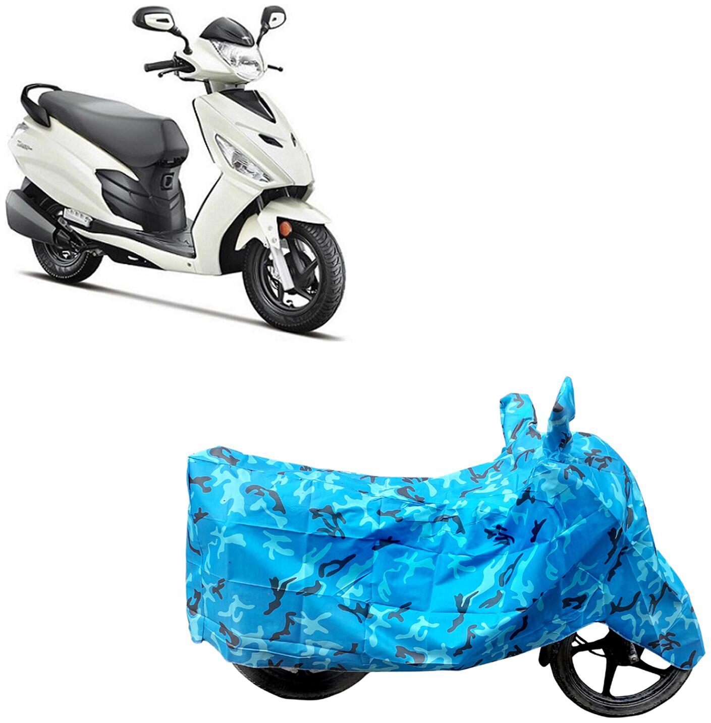 

ABS AUTO TREND Two Wheeler Body Cover For Hero Duet Blue