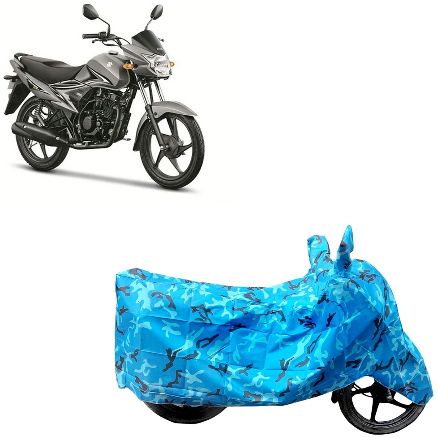 

ABS AUTO TREND Two Wheeler Body Cover For Suzuki Hayate Assorted Color