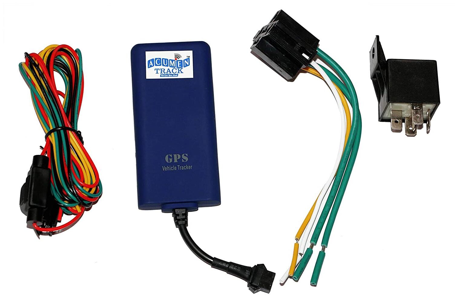 

Acumen Track UC500 GPS Tracker for Truck Bus and Car Anti-Theft Tracking System with 1 Year Free Software (Engine Cut Off Inbuilt Battery)