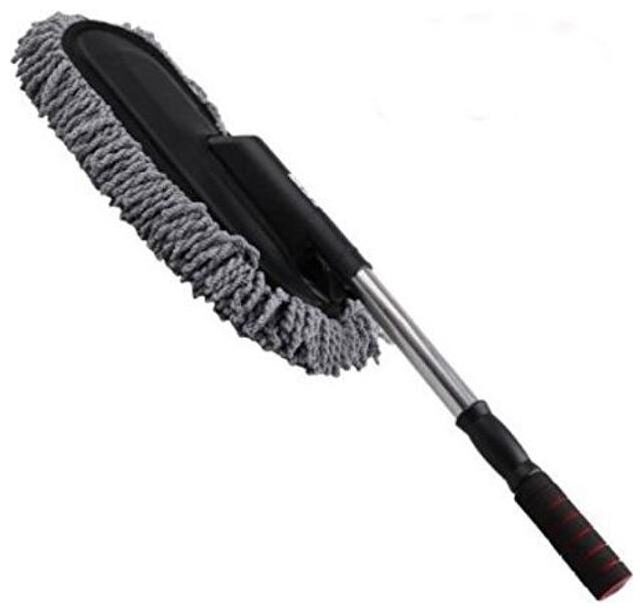 

Adjustable Round Microfiber Duster Washable For Dry Wet Cleaning (Multi Color)