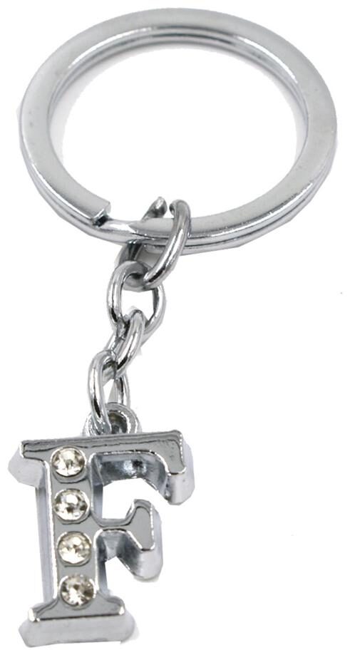 

AFH Stylish Letter F Simple Alphabet Key Ring Key Chain