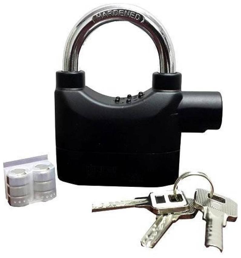 

Alarm Lock DBA with siren Safety Lock (Black)