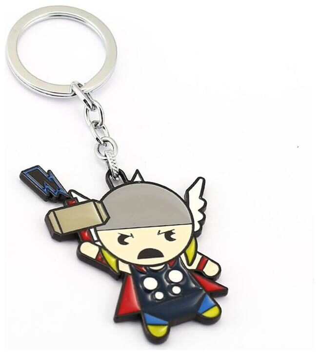 

Anime Thor 3d full metal color keychain
