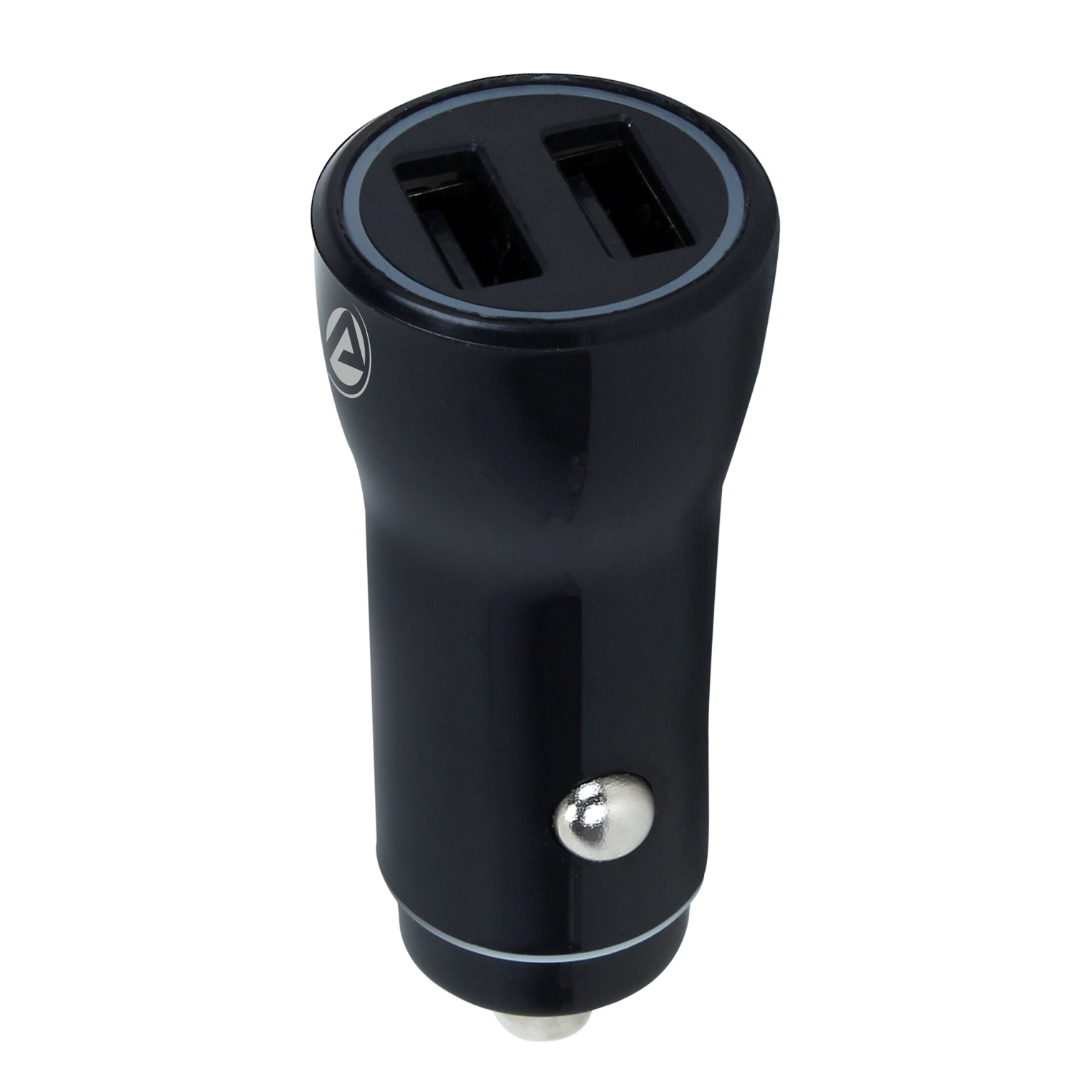 

ARU ACC-21 2 4 Amp Dual Port Car Charger With Charge Sync USB Cable- Black